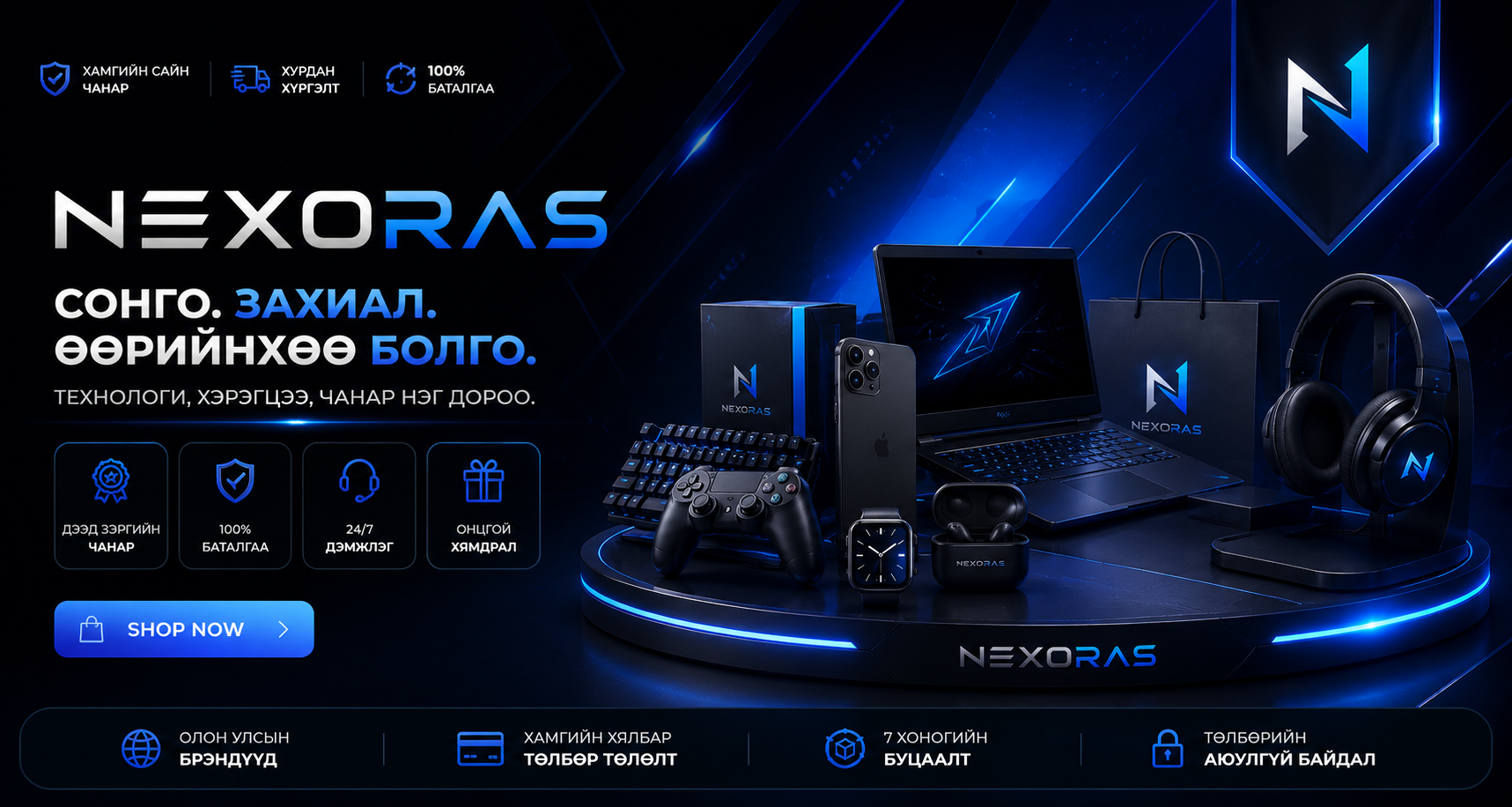 NEXORAS — Технологи, хэрэгцээ, чанар нэг дороо